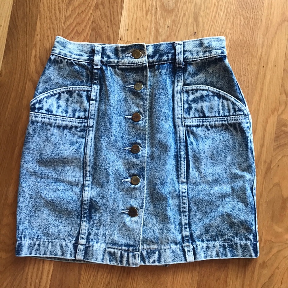 Vintage Jean Skirt